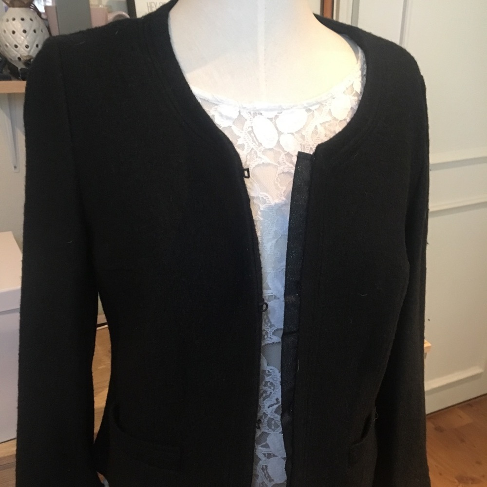 Black wool jacket - Monogram- limited edition